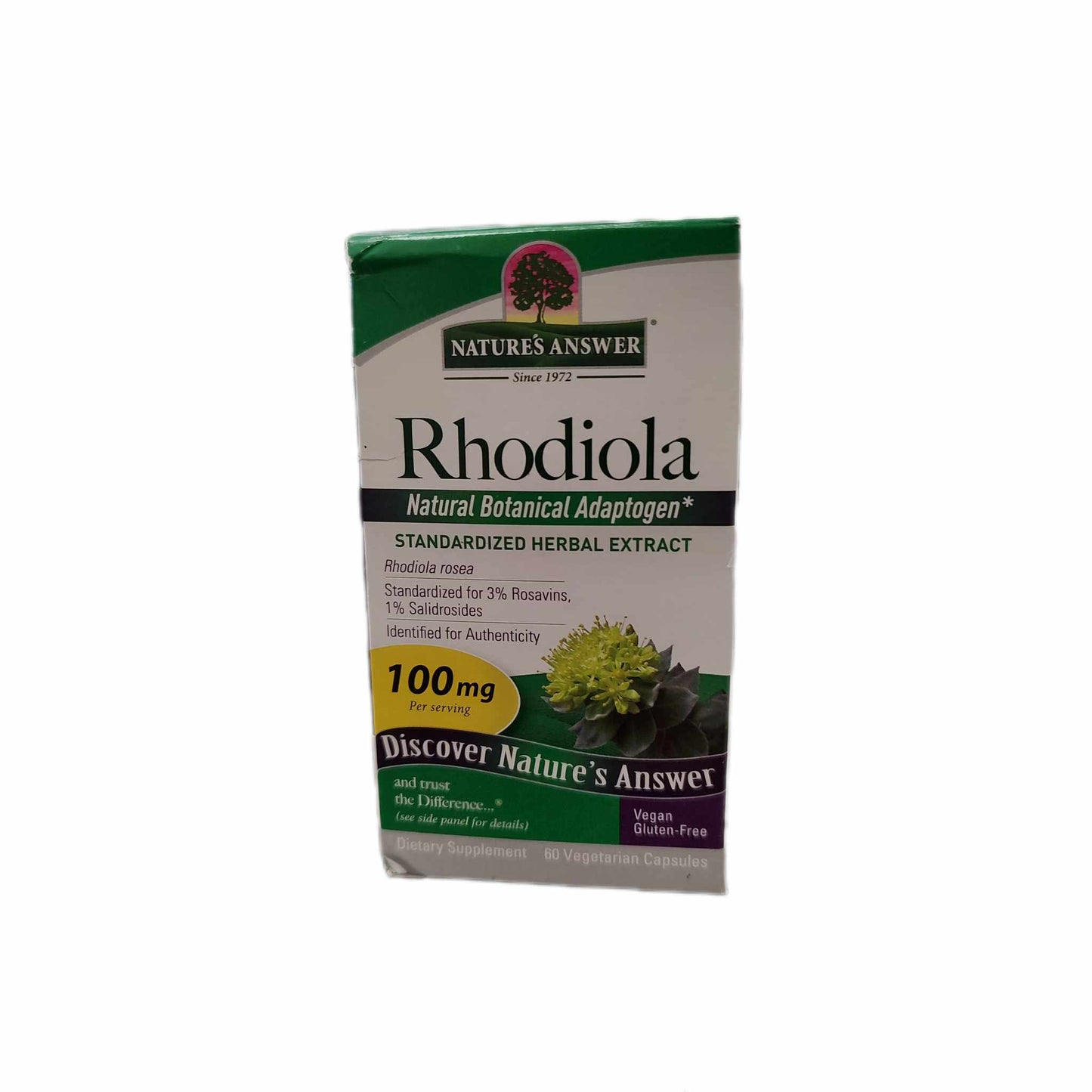 Nature's Answer  Rhodiola Standardized Extract