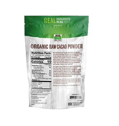 NOW Foods Organic Raw Cacao Powder