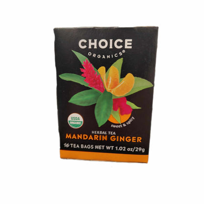 Choice Organic Mandarin Ginger Tea