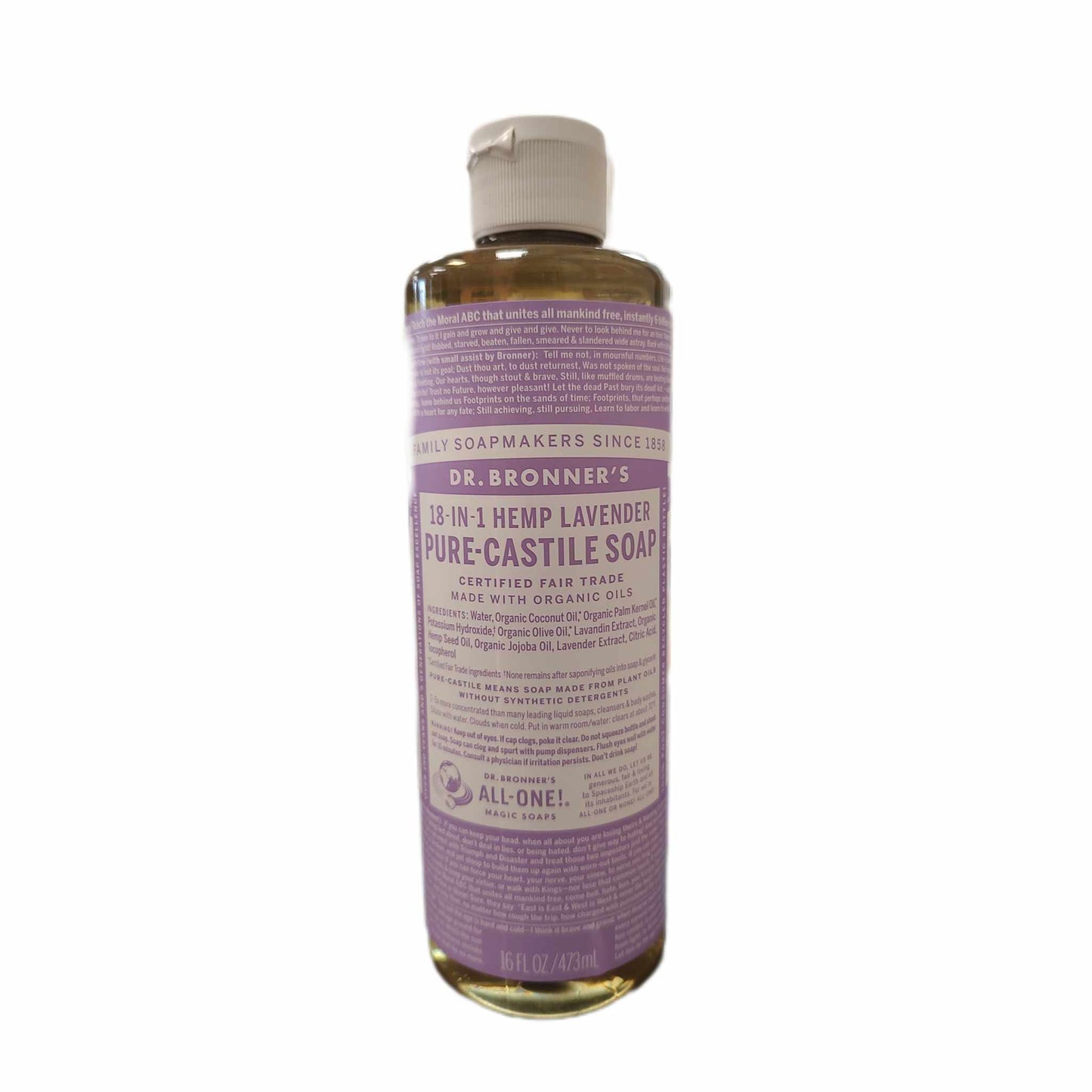 Dr. Bronner's Pure Castile Liquid Soap