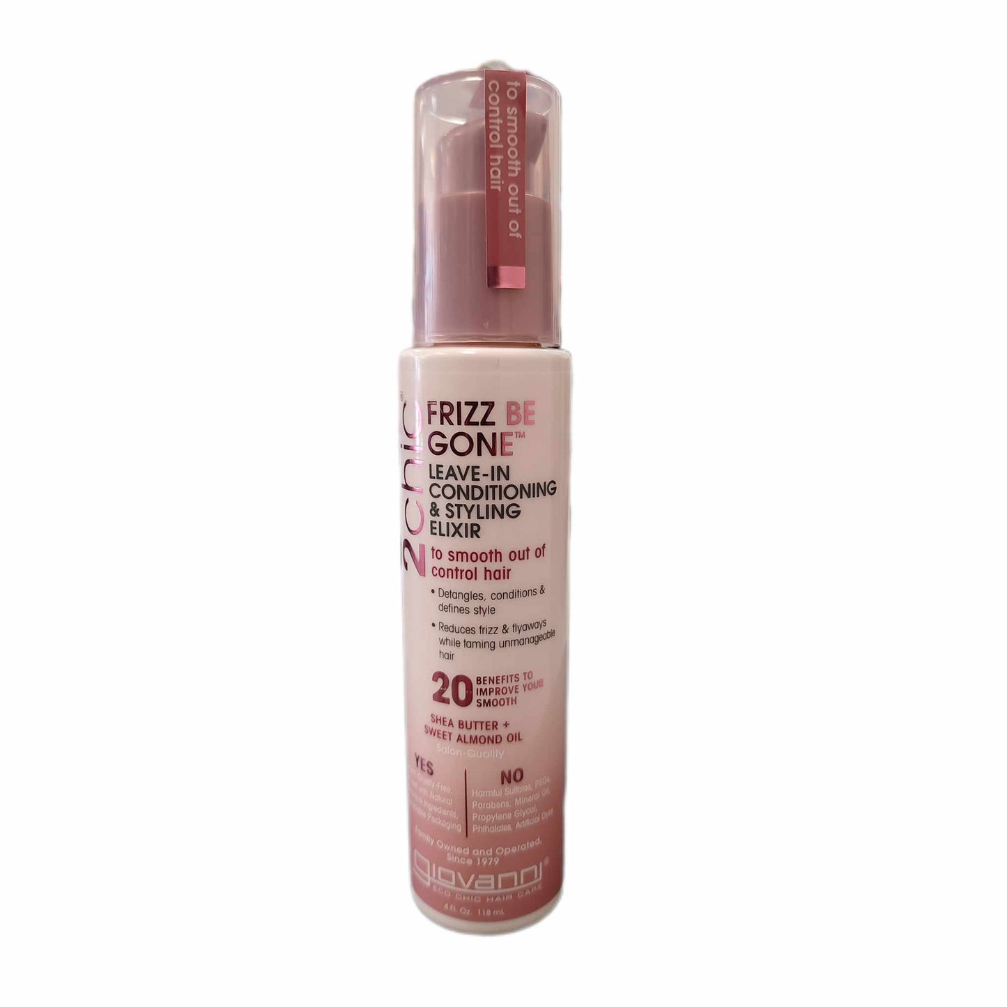 Giovanni 2chic® FRIZZ BE GONE™ Leave-In Conditioning & Styling Elixir