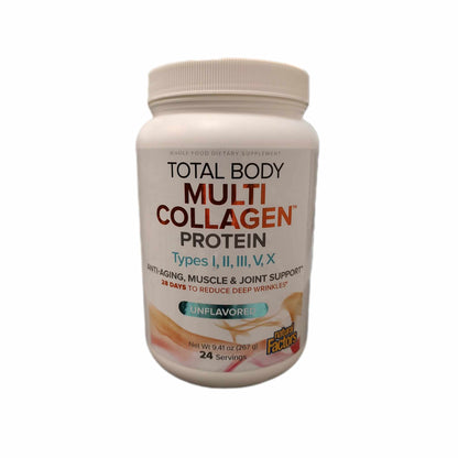 Natural Factor Total Body Multi Collagen™️ Protein Unflavored Powder