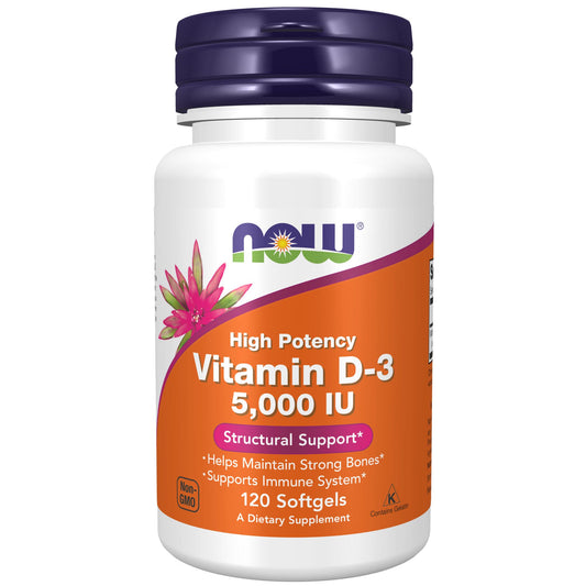 NOW Vitamin D-3 5000IU