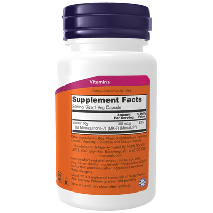 NOW Foods MK-7 Vitamin K2 100mcg