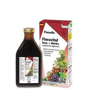 Floravital® Iron + Herbs Liquid Herbal Supplement