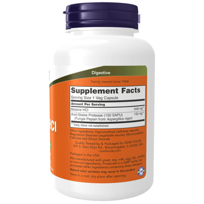 NOW Foods Betaine HCL