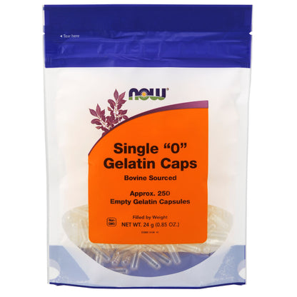 NOW Foods Gelatin Capsules Size O