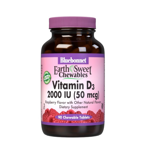 Bluebonnet Vitamin D-3 Chewable 2000