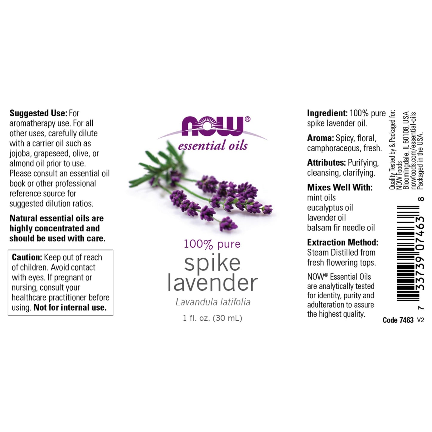 NOW Foods Spike Lavender Essential Oil