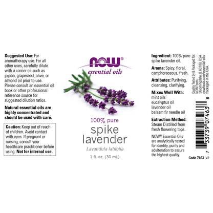 NOW Foods Spike Lavender Essential Oil