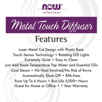 NOW Foods Metal Touch Diffuser