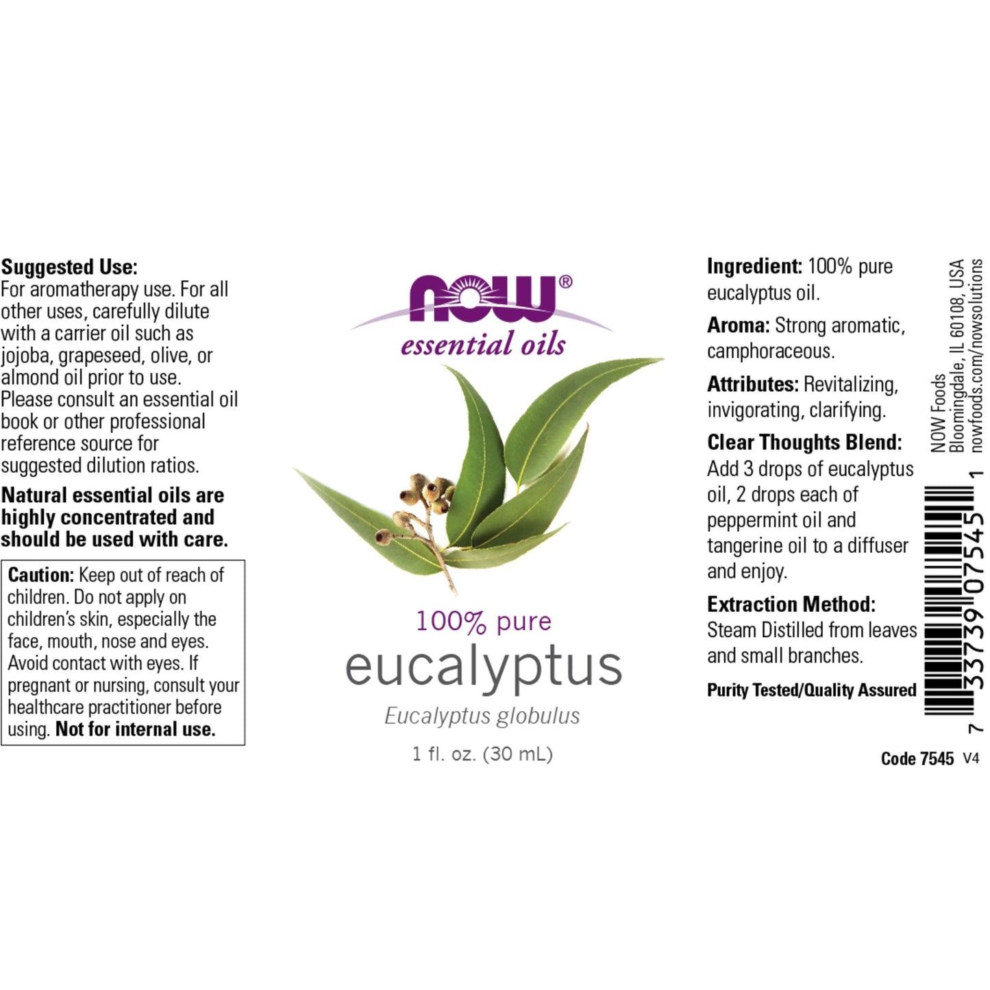 NOW Foods Eucalyptus Essential Oil