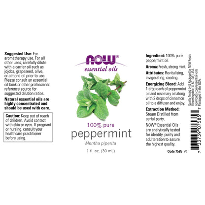 NOW Foods Peppermint Essential Oil