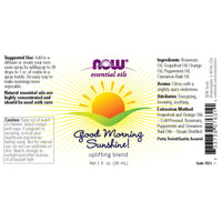 NOW Foods Good Morning Sunshine Essential Oil Blend