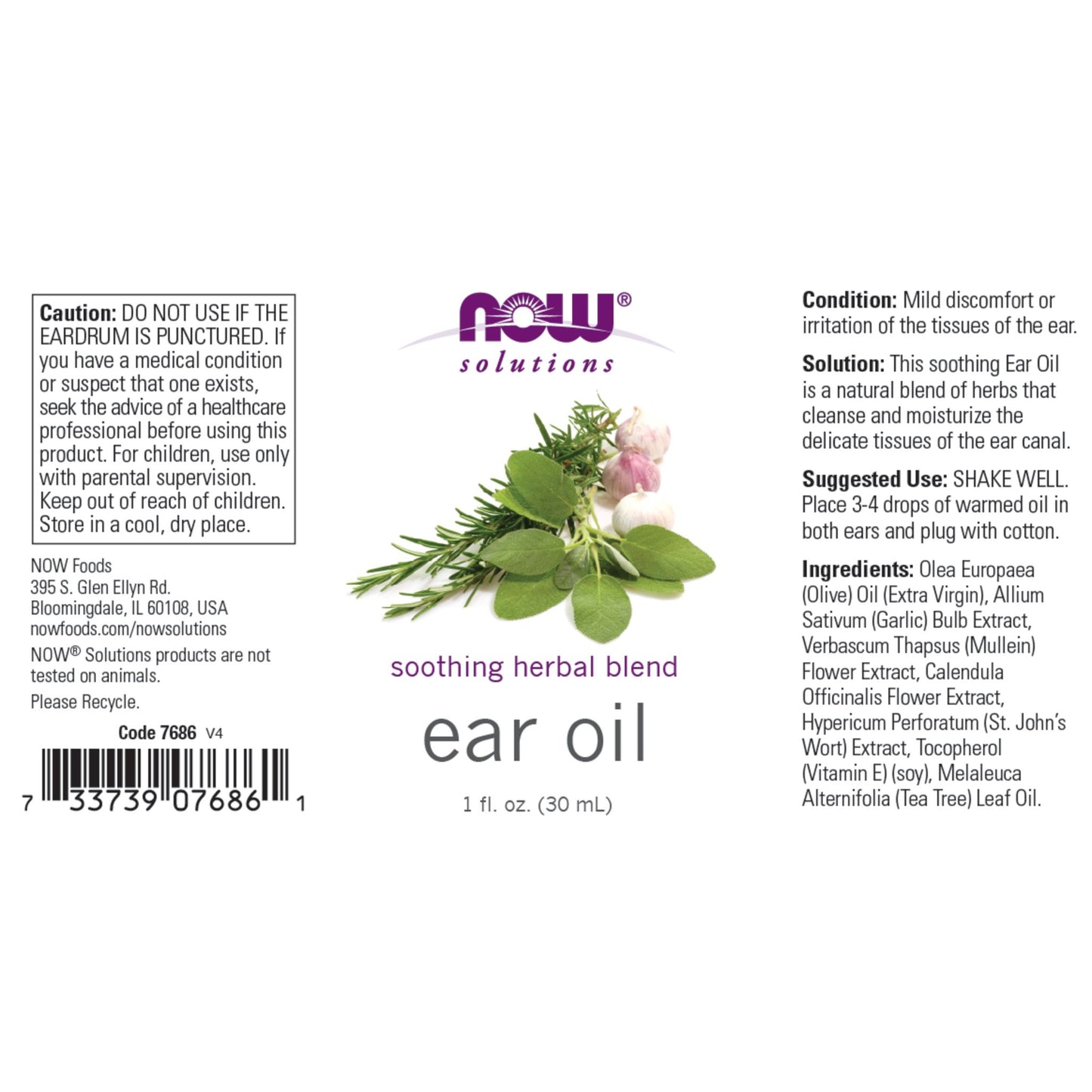 NOW Foods Ear Oil