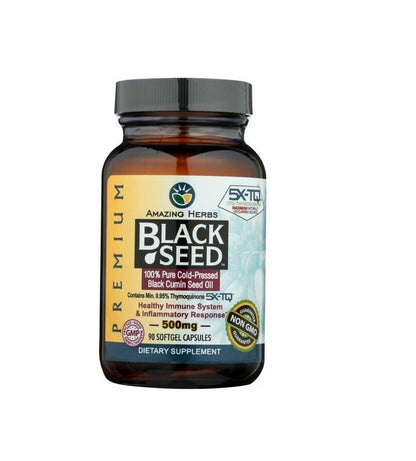 Amazing Herbs Premium Black Seed Oil Capsules