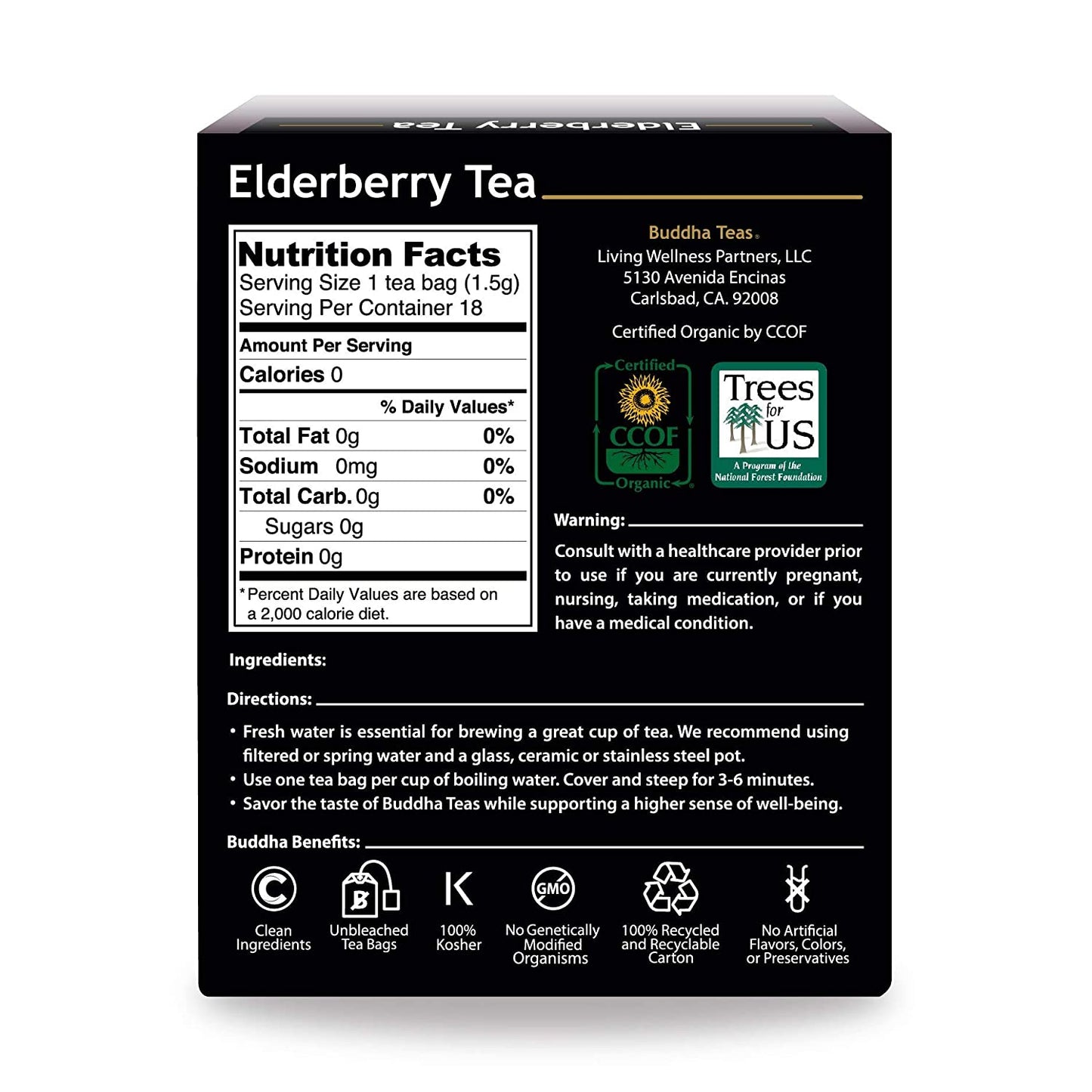 Buddha Organic Elderberry Tea