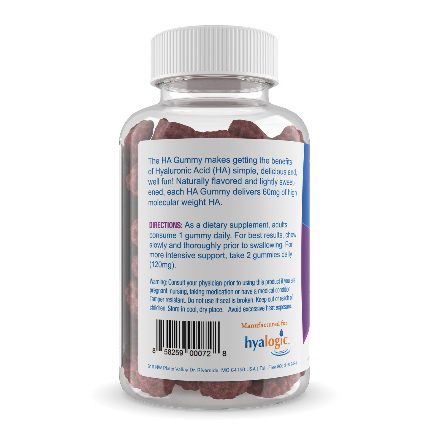 Hyalogic HA Gummy 60 mg