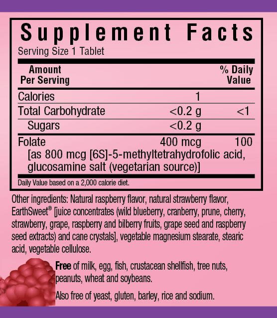 Bluebonnet Methylfolate 400mg