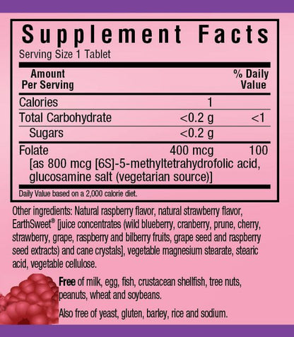 Bluebonnet Methylfolate 400mg