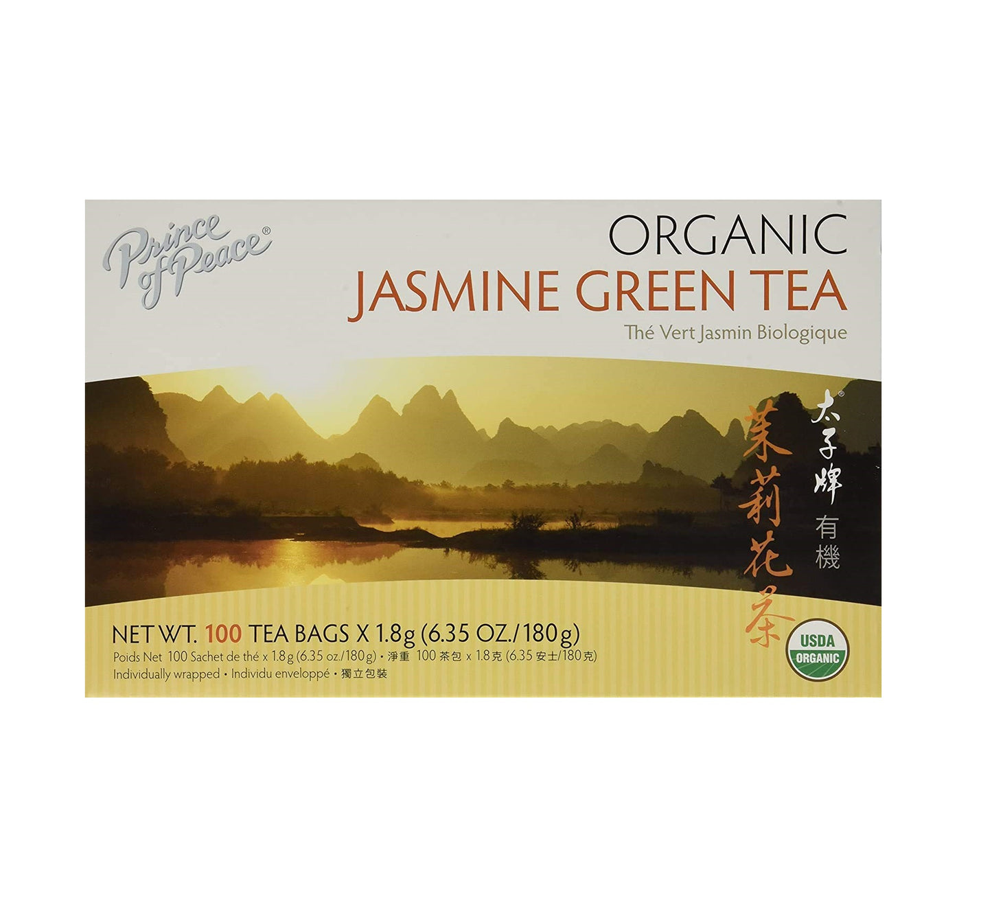 Prince of Peace Organic Jasmine Green Tea