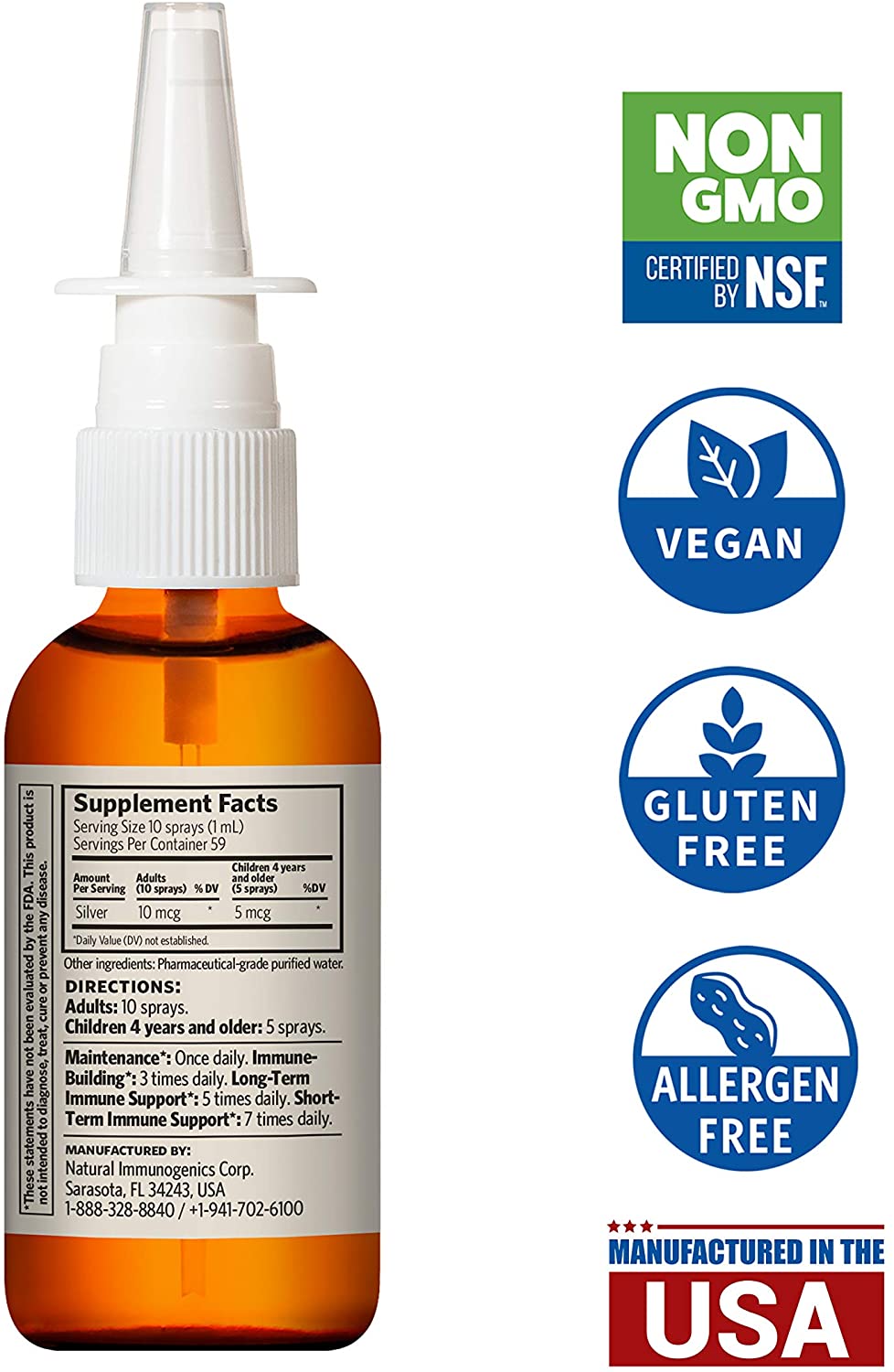 Sovereign Silver Bio-Active Silver Hydrosol Nasal Spray