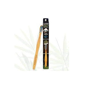 WooBamboo Adult Bamboo Toothbrushes - Zero Waste Packaging & Biodegradable
