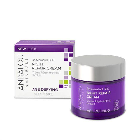 Andalou Naturals Age Defying Resveratrol Q10 Night Cream