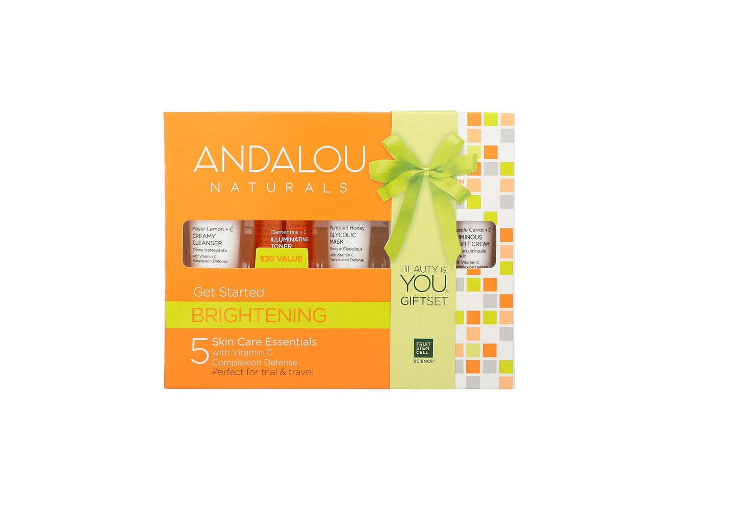 Andalou Naturals Brightening Get Started Kit