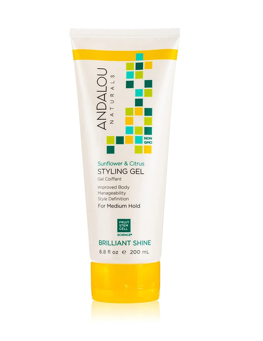 Andalou Naturals Sunflower & Citrus Brilliant Shine Hair Styling Gel