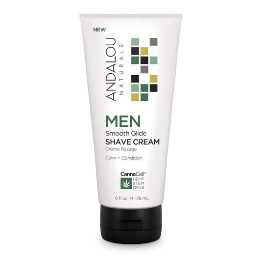 Andalou Naturals Men Smooth Glide Shave Cream