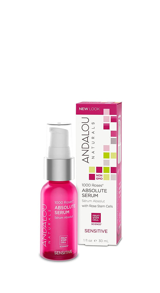 Andalou Naturals Sensitive 1000 Roses Absolute Serum