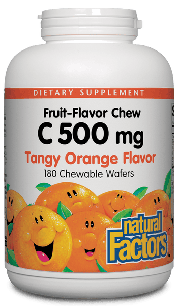 Natural Factors C 500 mg Fruit-Flavor Chew