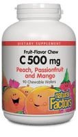Natural Factors C 500 mg Fruit-Flavor Chew