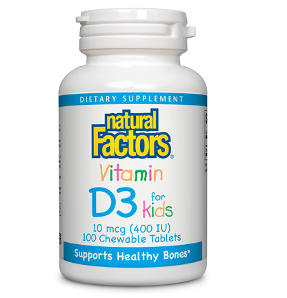 Natural Factors Vitamin D3 10 mcg (400 IU)