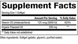 Natural Factors Vitamin D3 125 mcg (5000 IU)