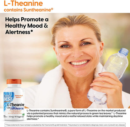 Doctor's Best L-Theanine Contains Suntheanine