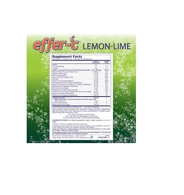 NOW Effer-C™ Lemon/Lime