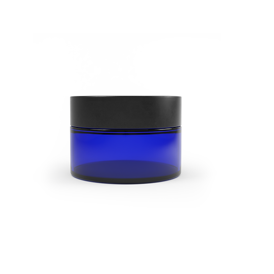 Matrix Cobalt Blue Glass Jar