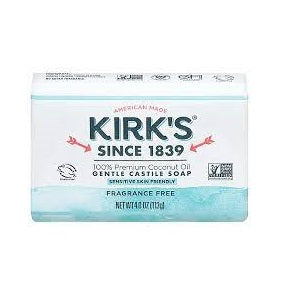 Kirks Traditional Castile Bar Soap Fragrance Free