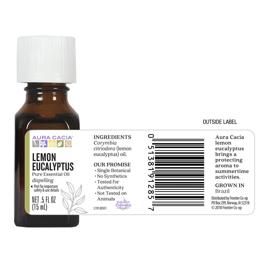 Aura Cacia Lemon Eucalyptus Essential Oil