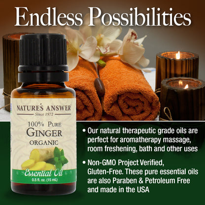 Nature's Answer Ginger Root Essential Oil Organic