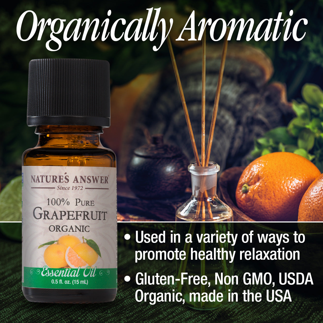 Nature's Answer Grapefruit Essential Oil Organic