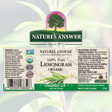 Nature's Answer Lemongrass Essential Oil Organic