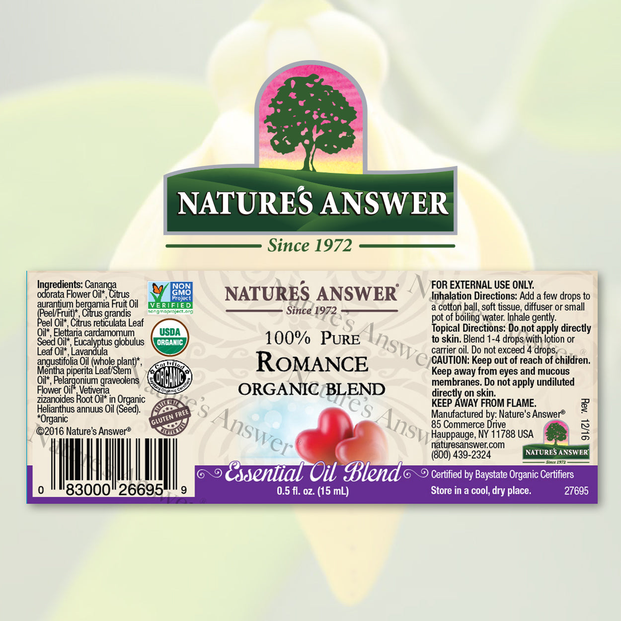 Nature's Answer Romance Essential Oil Blend Organic