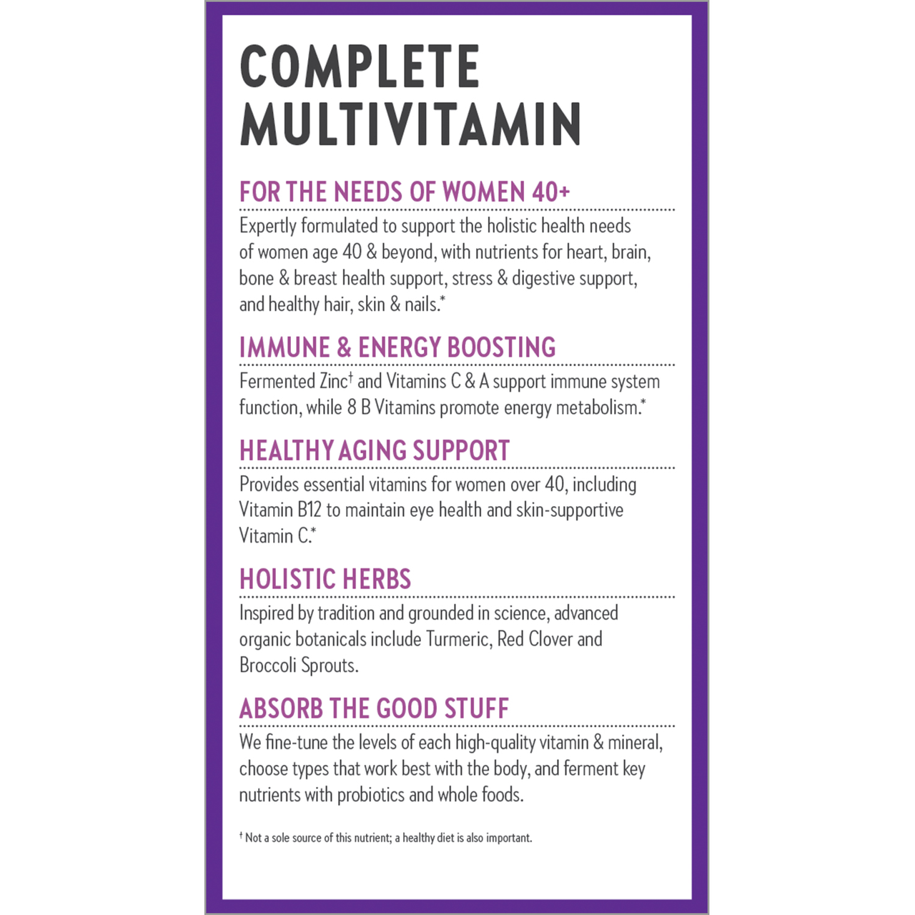 New Chapter Every Woman™'s One Daily 40+ Multivitamin