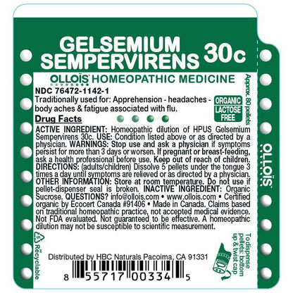 Olloïs Gelsemium Sempervirens 30C