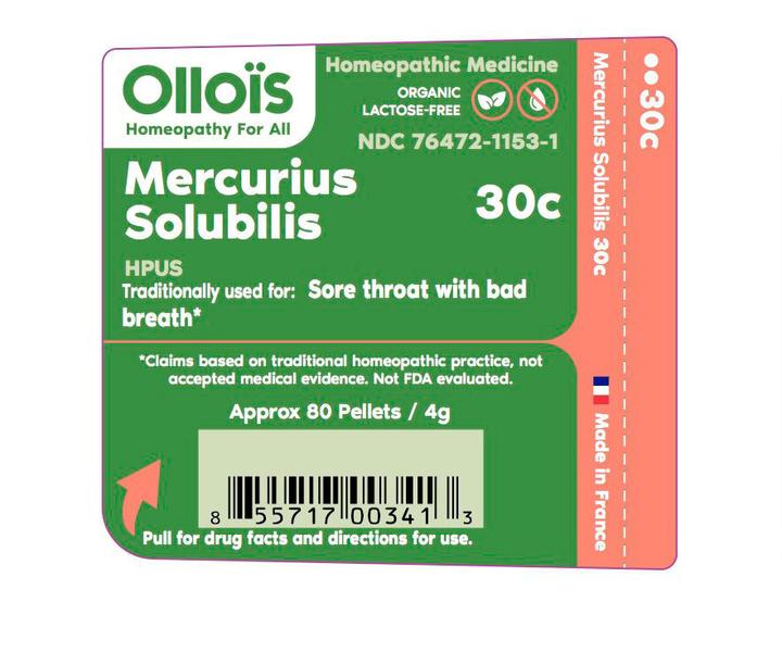 Olloïs Mercurius Solubilis 30C