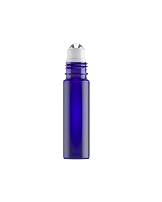 Matrix 10ml Cobalt Blue Glass Roller Bottle