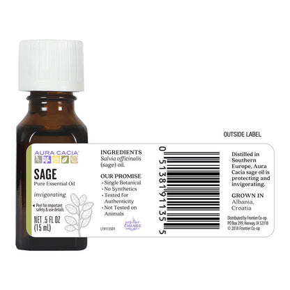 Aura Cacia Sage Essential Oil